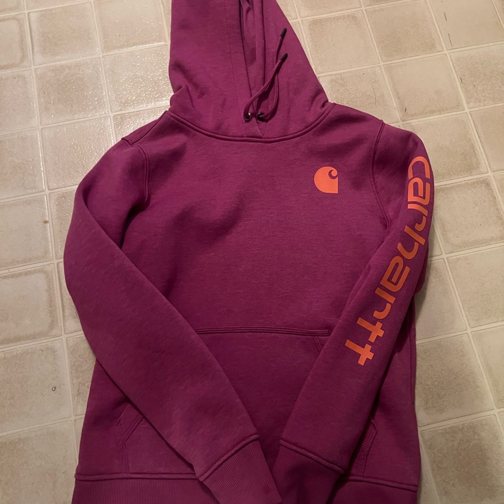 Carhartt Purple Logo Sweatshirt
